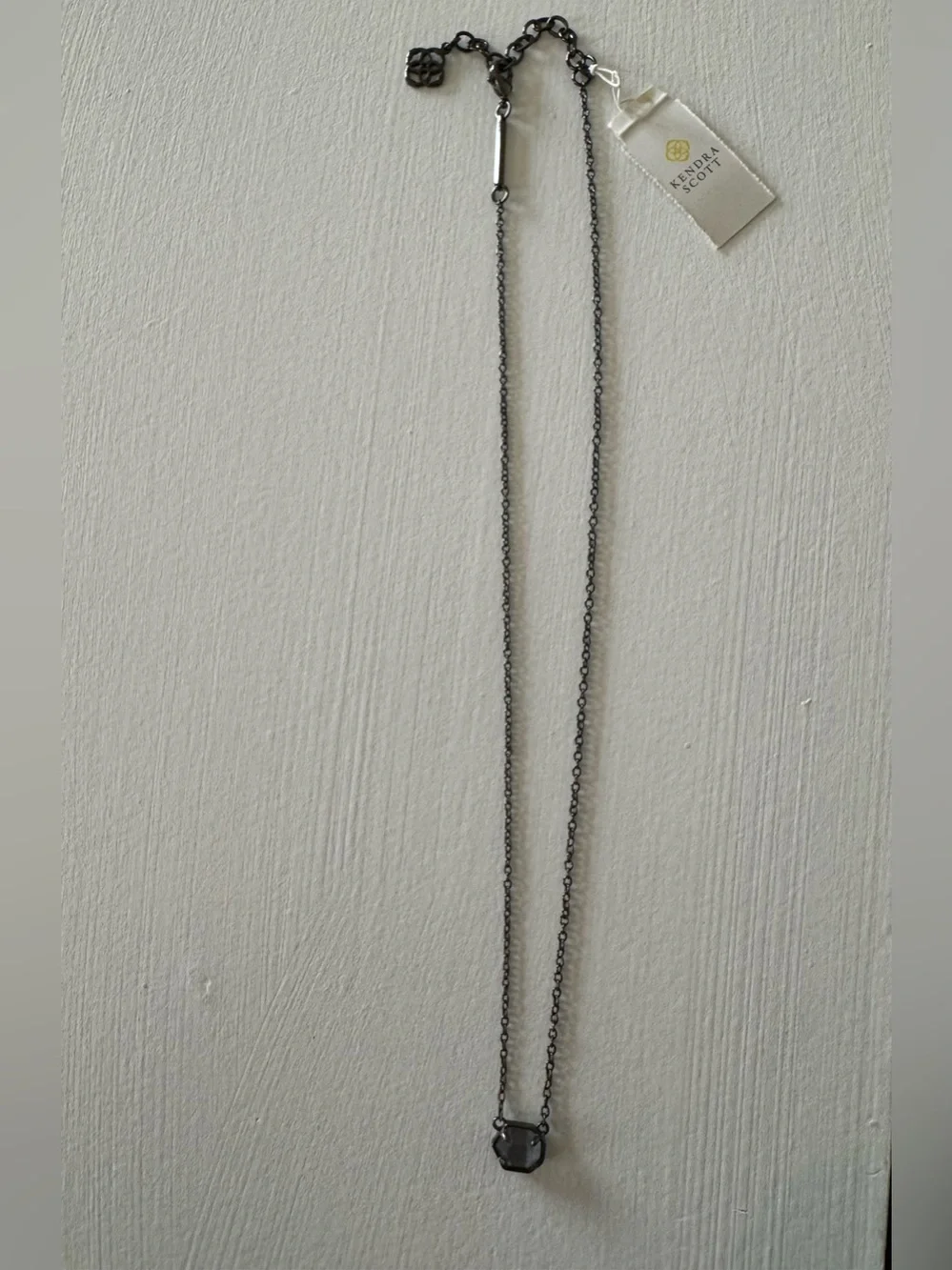 Kendra Scott Black Stone Necklace